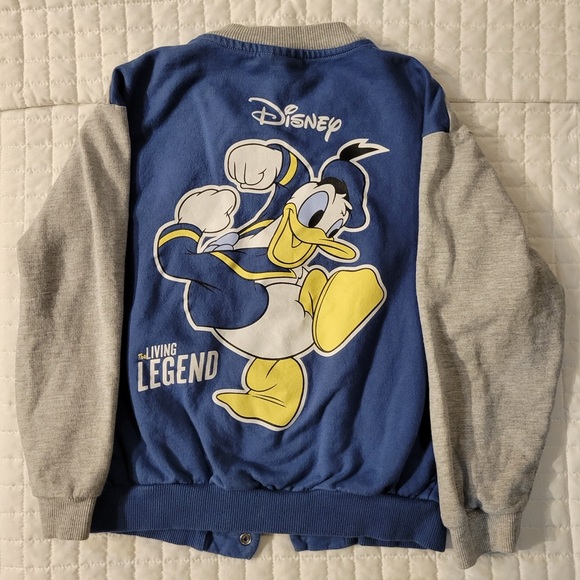 Disney Other - VTG Disney Donald Duck Kids Bomber Jacket Sweater Collectible Anniversary Fandom